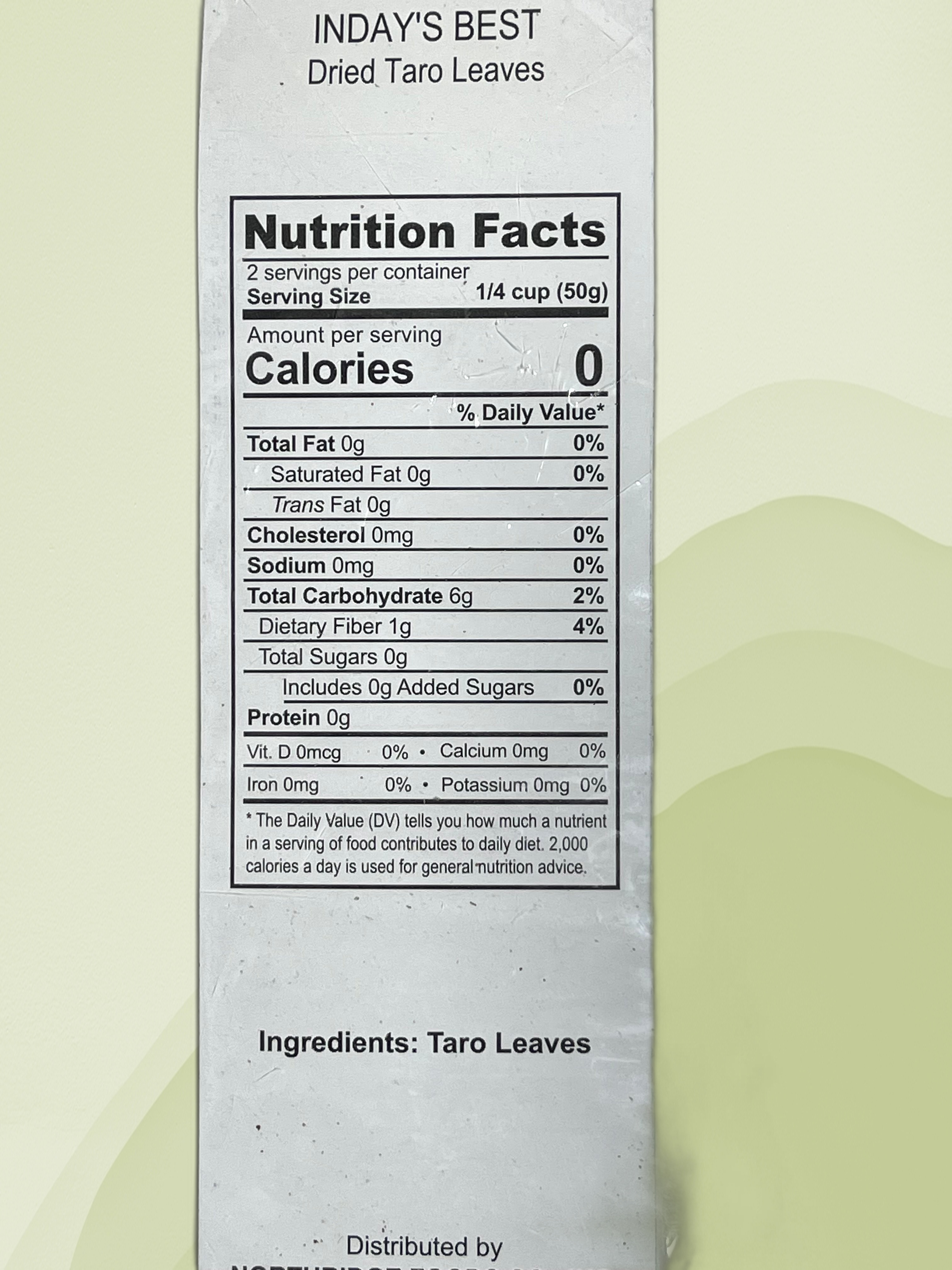 Inday's Best Dried Taro Leaves (Laing) 114g