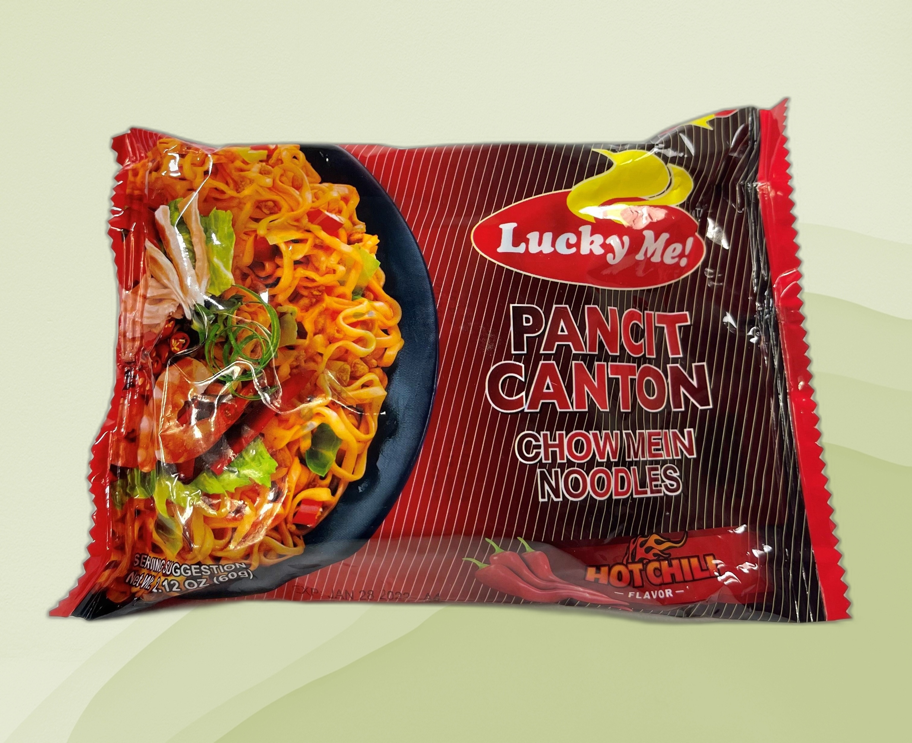 Lucky Me Pancit Canton Extra Hot Chili 60g