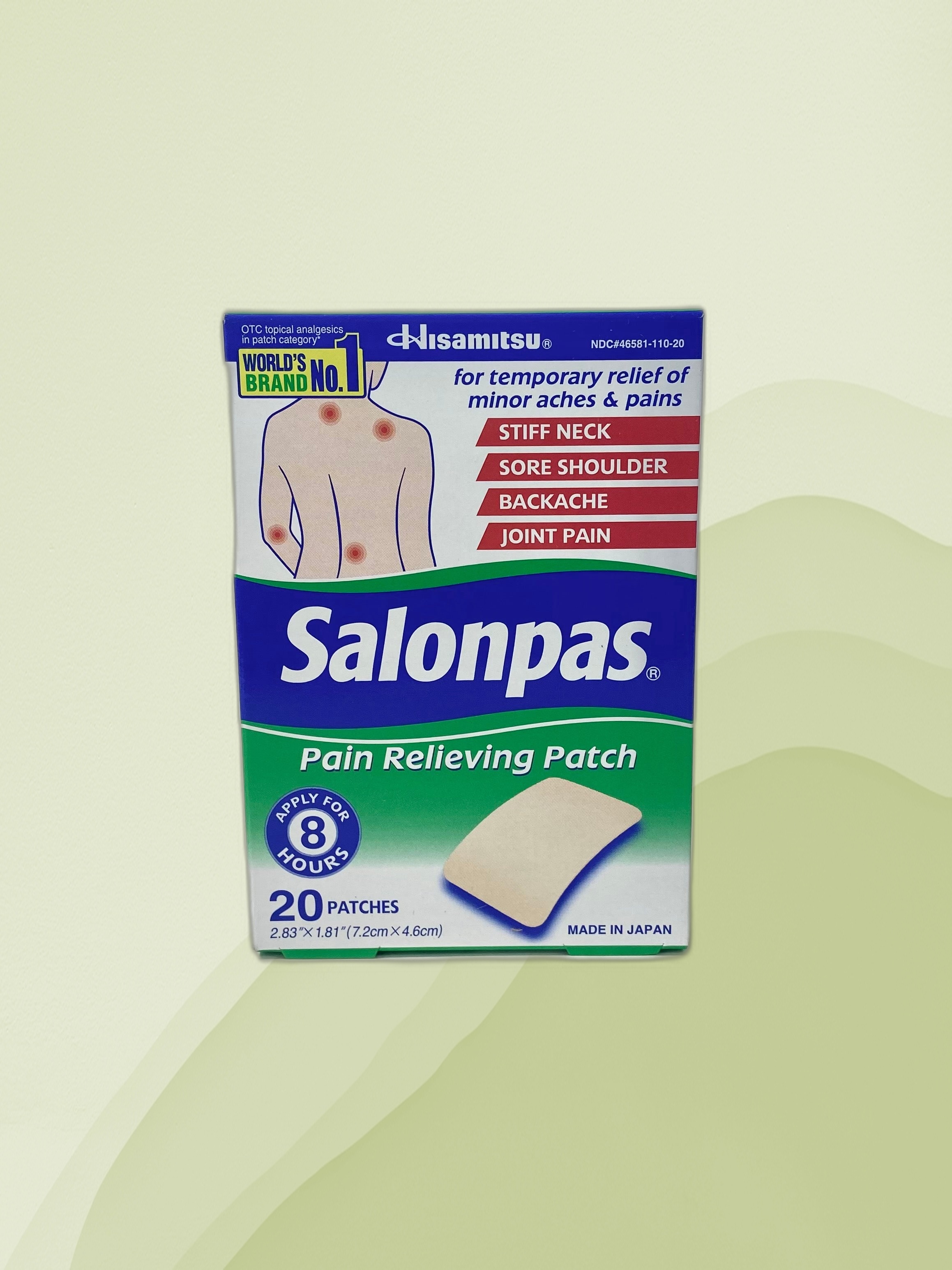 Salonpas Pain Relieving Patch 20pcs