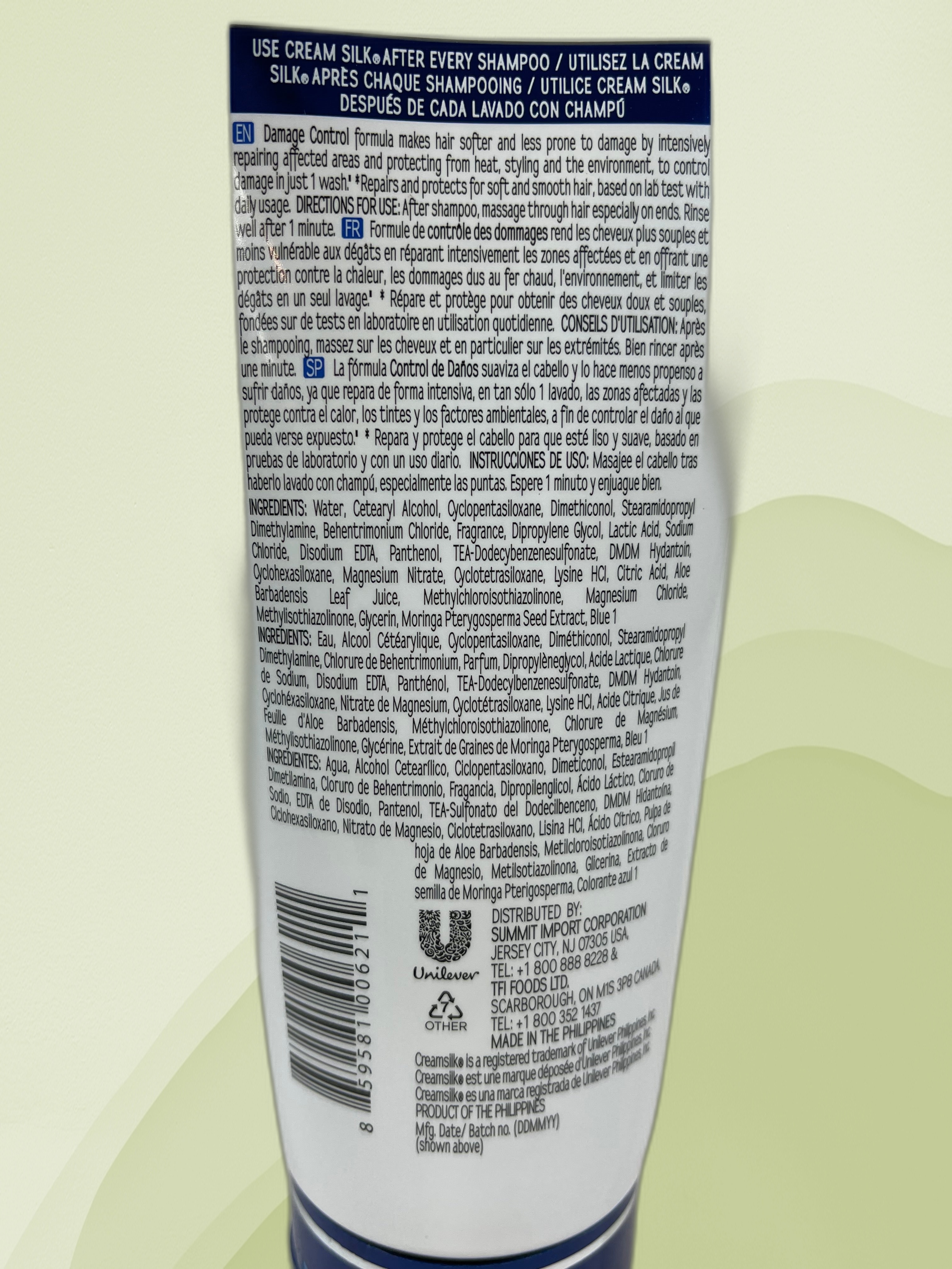 Cream Silk Damage Control Conditioner 180ml