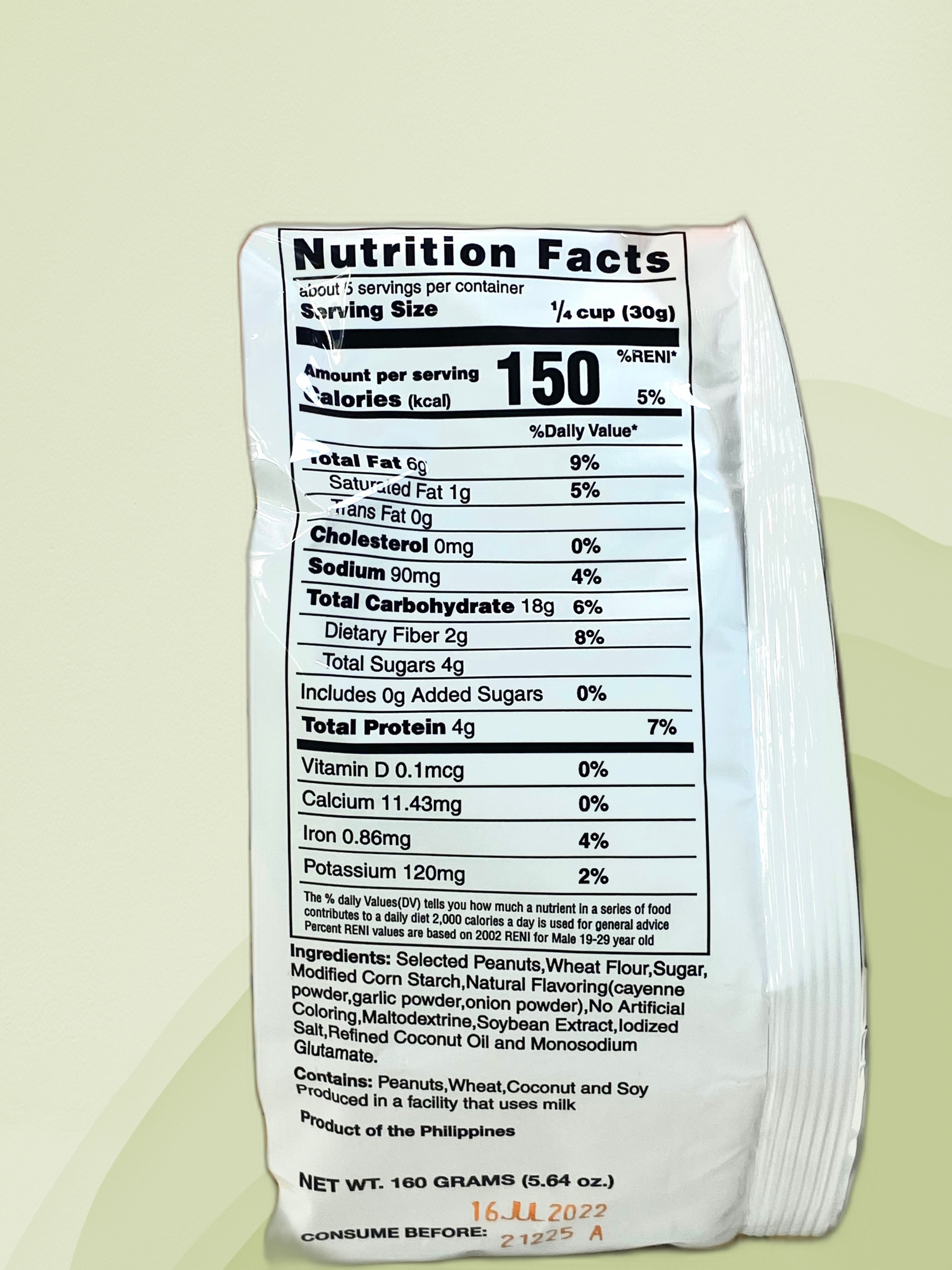 Nagaraya Cracker Nuts Barbecue Flavor 160g