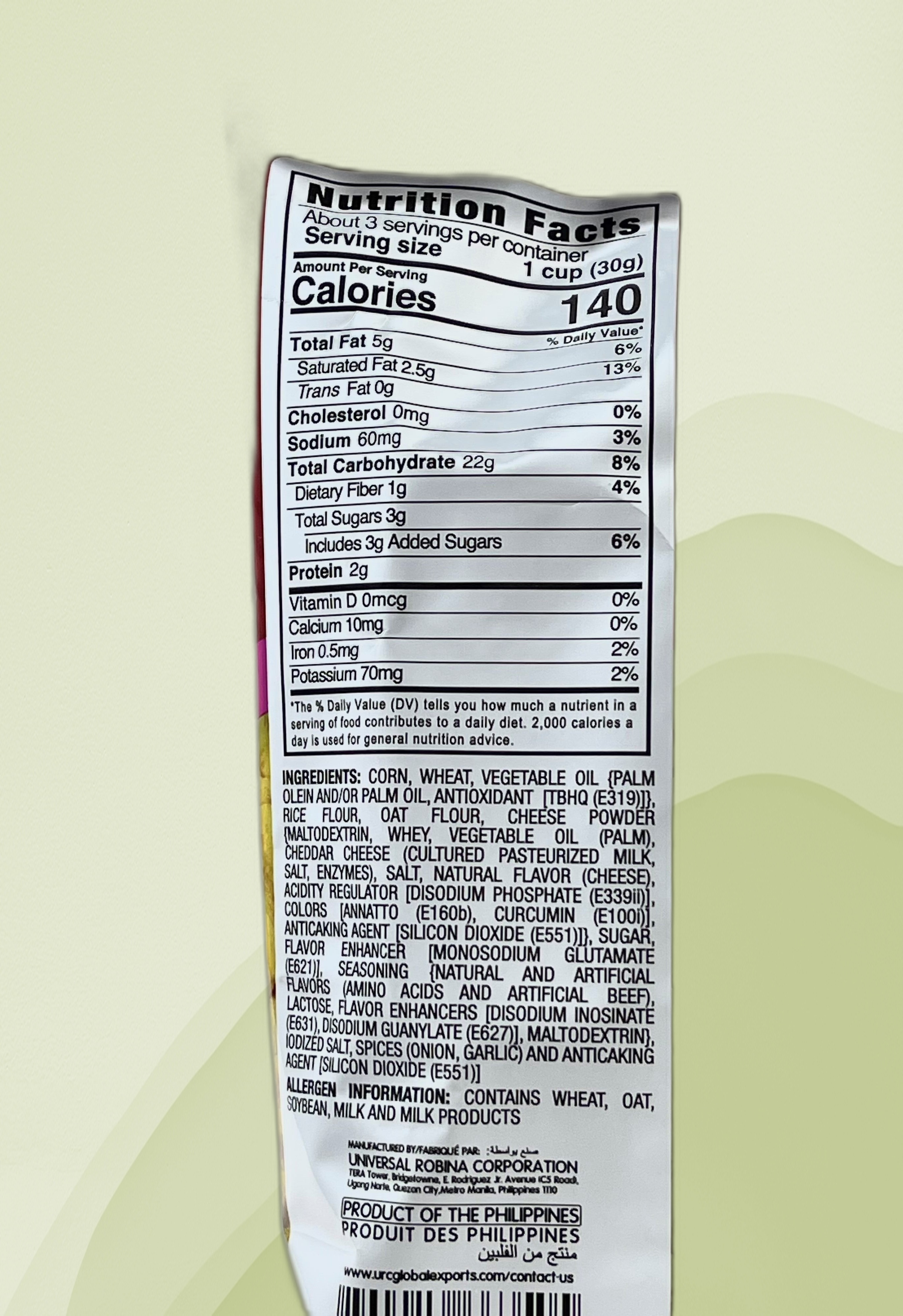 Jack 'n Jill Nova Multigrain Snacks Cheddar Cheese 78g