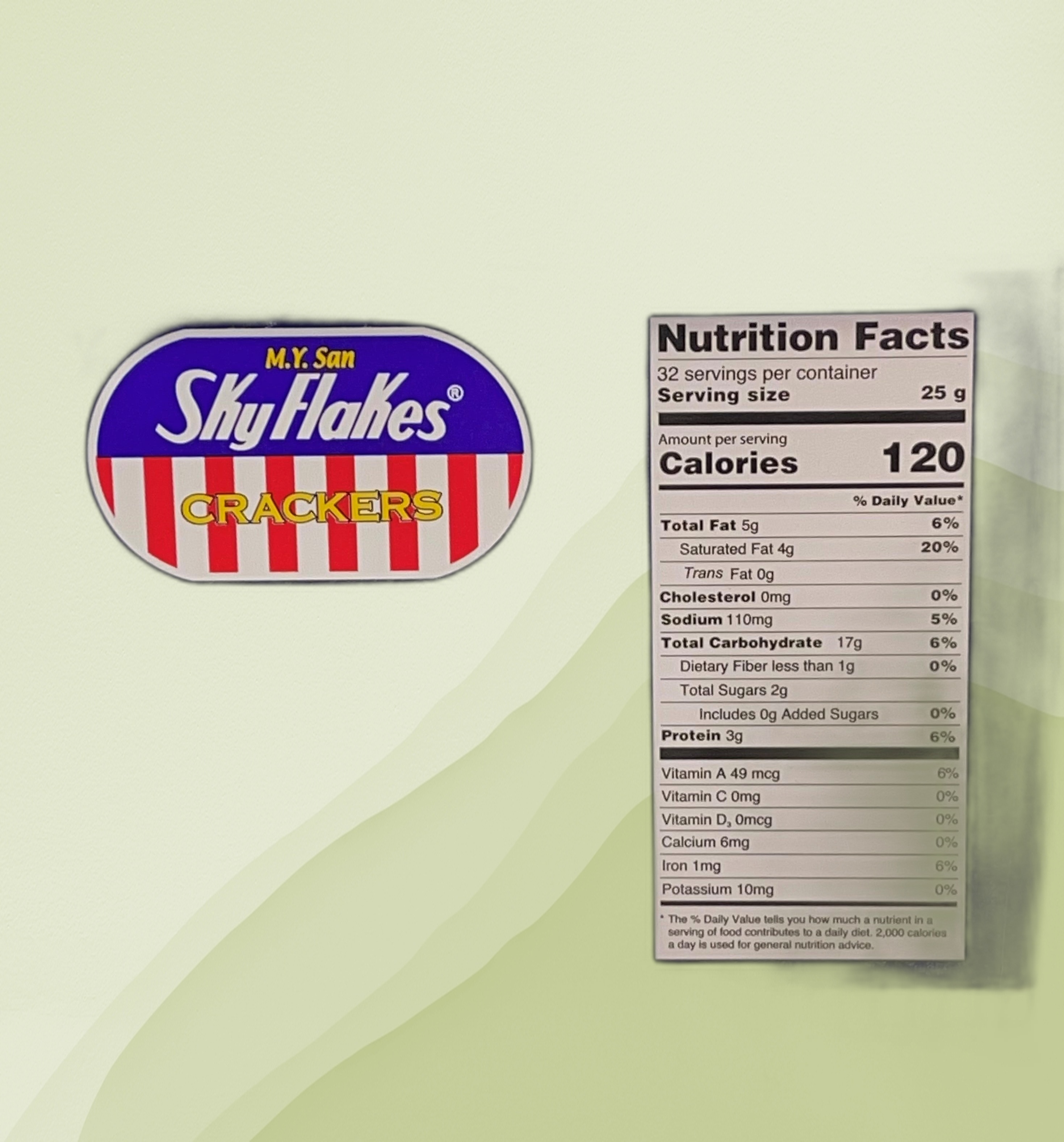 M.Y. San Sky Flakes Crackers 800g Tub