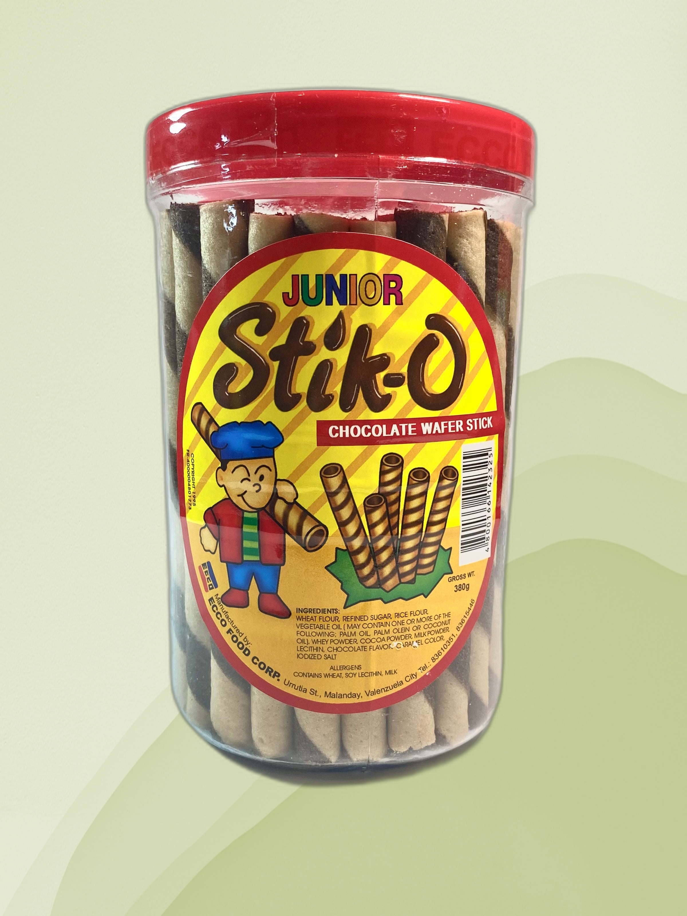 Stick-O Chocolate Wafer Sticks 380g