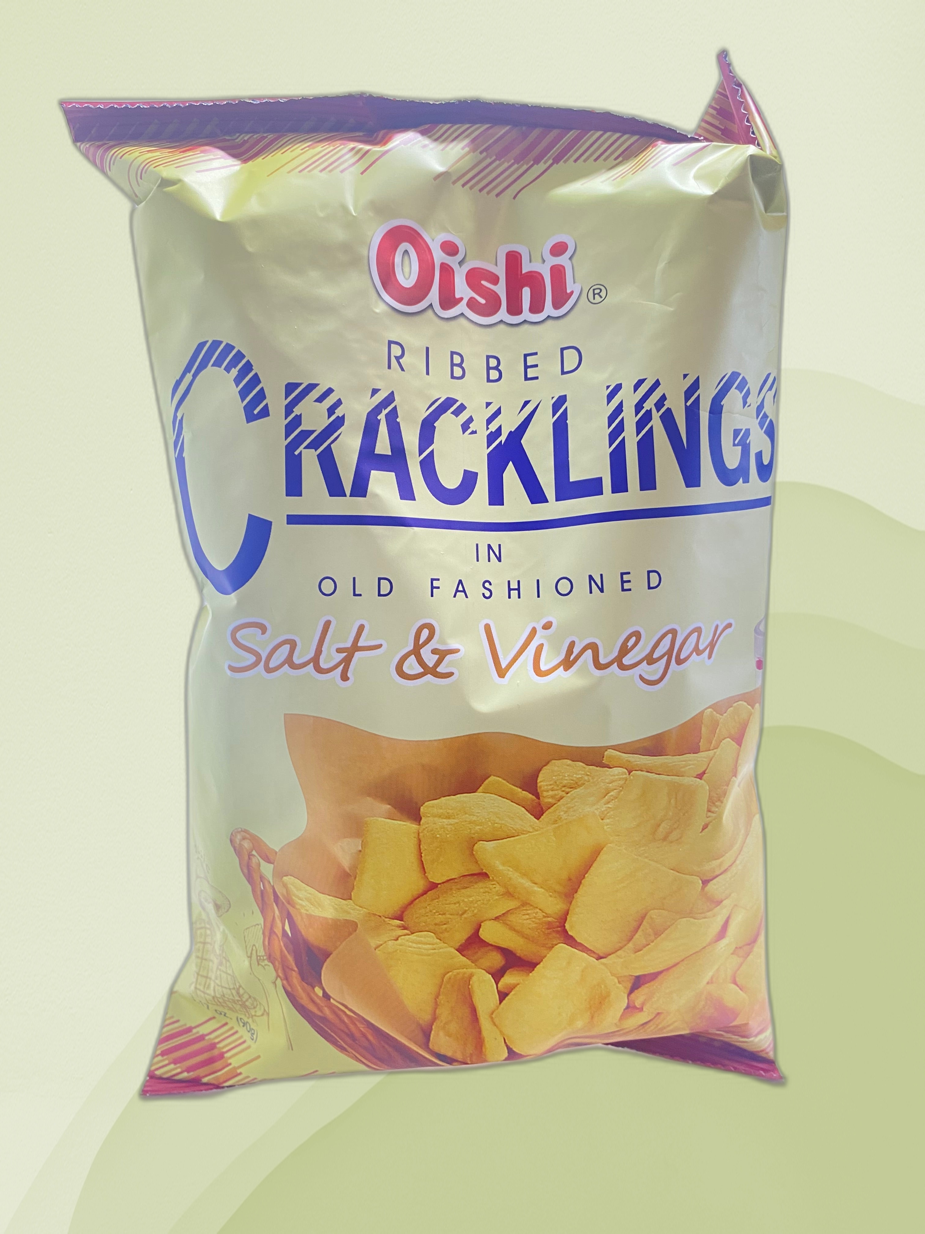 Oishi Cracklings Salt & Vinegar 90g