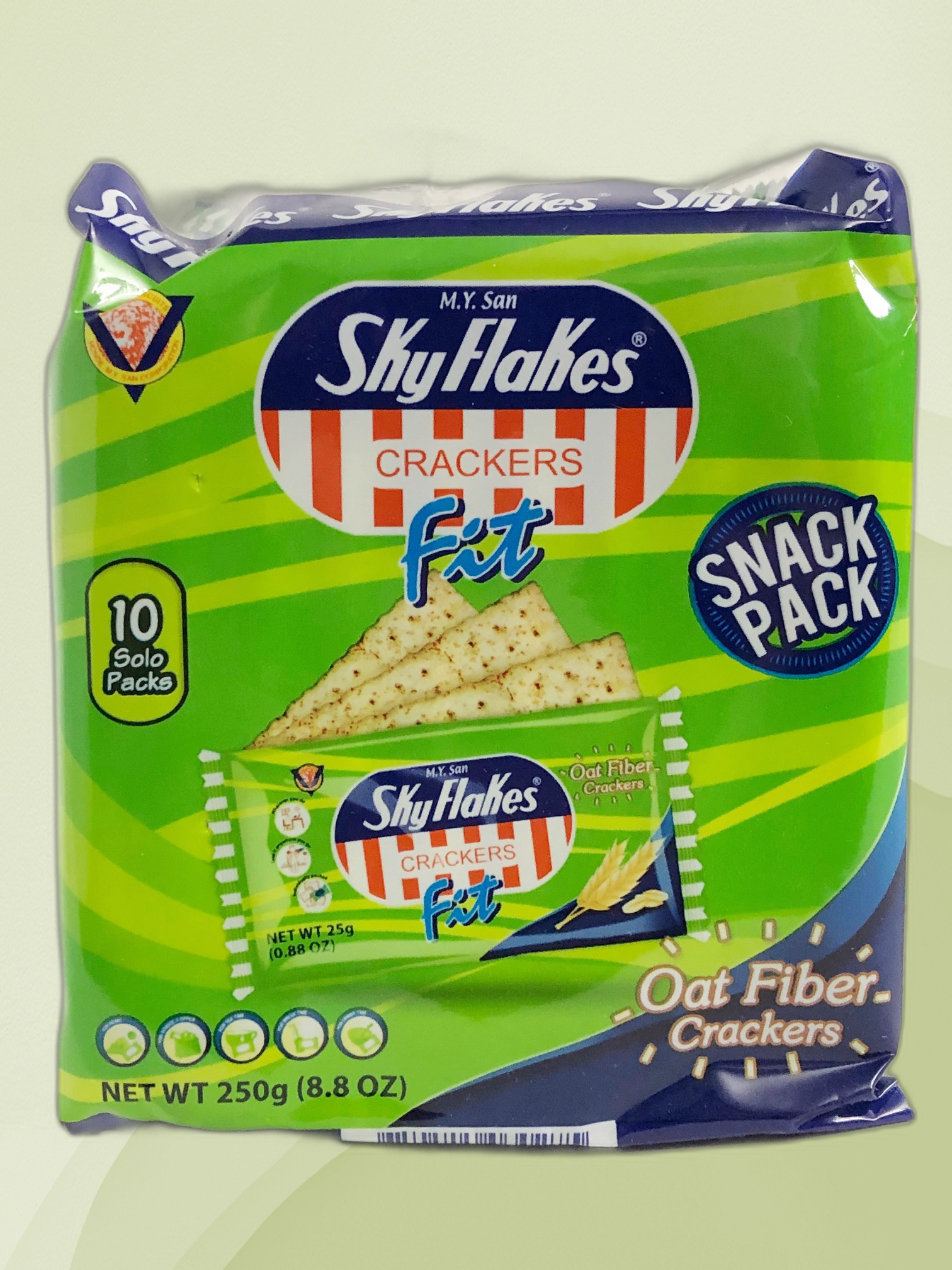 M.Y. San Sky Flakes Fit Oat Fiber Crackers 250g