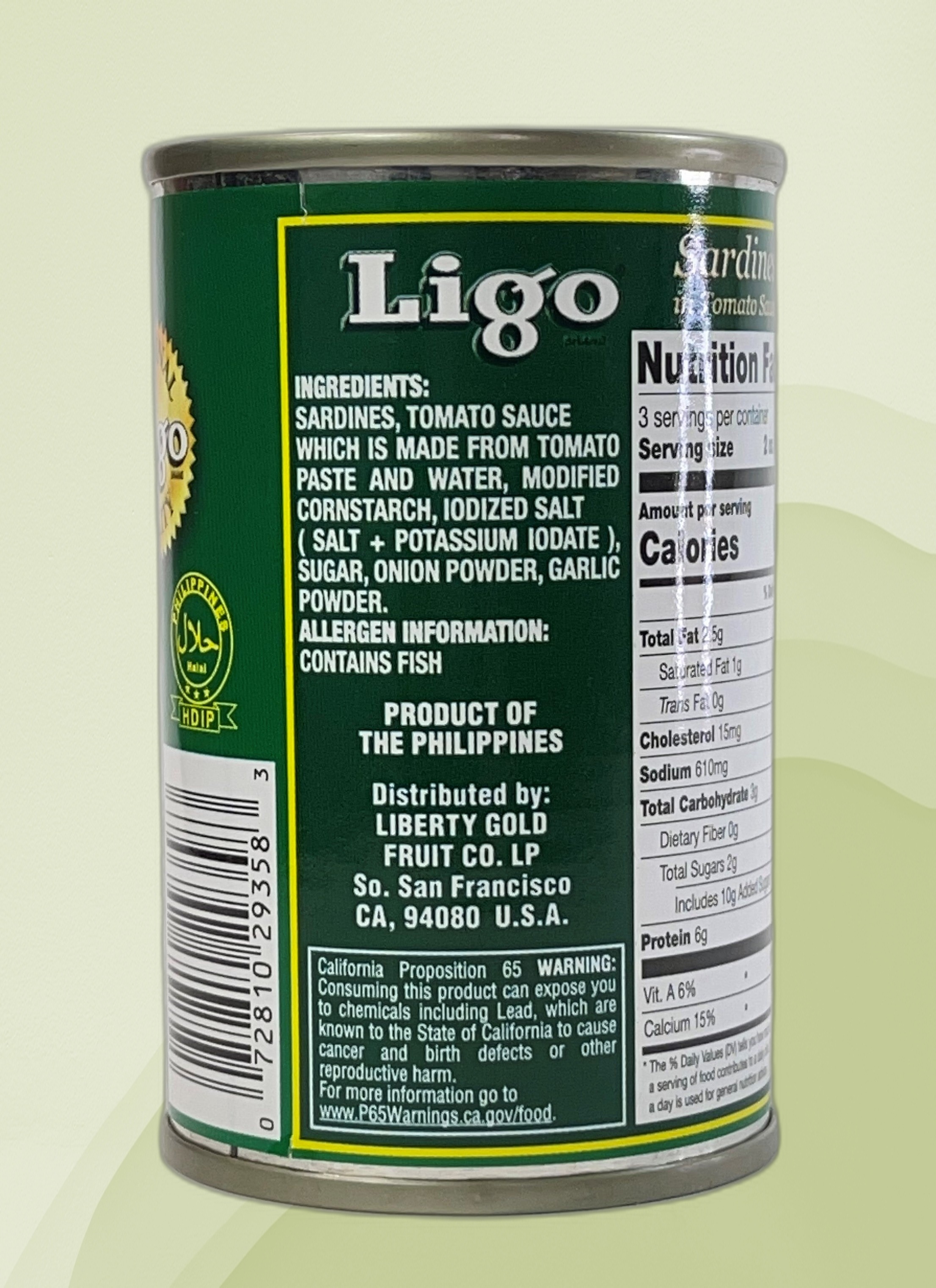 Ligo Sardines in Tomato Sauce 155g
