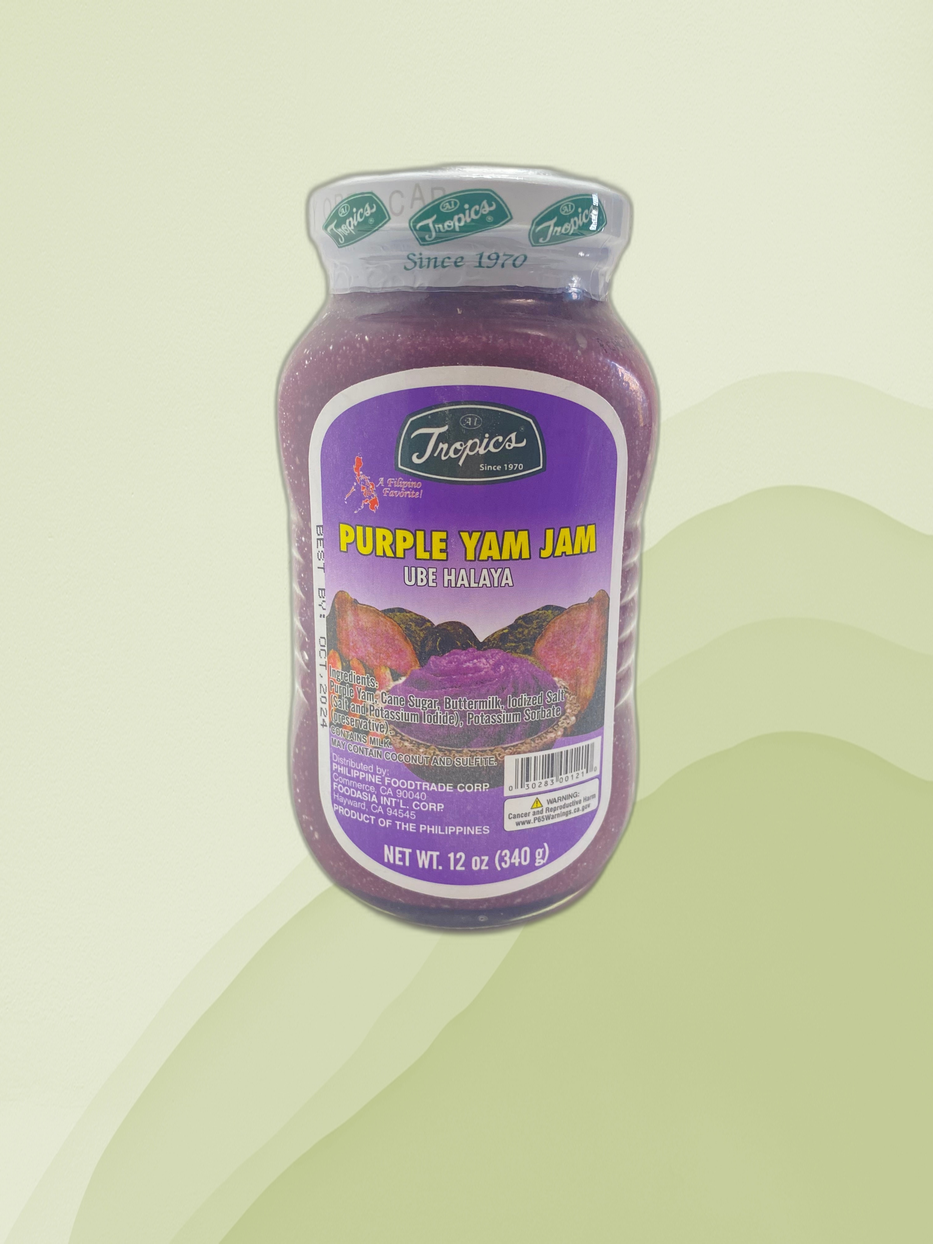 Tropics Ube Halaya Purple Yam Jam 340g