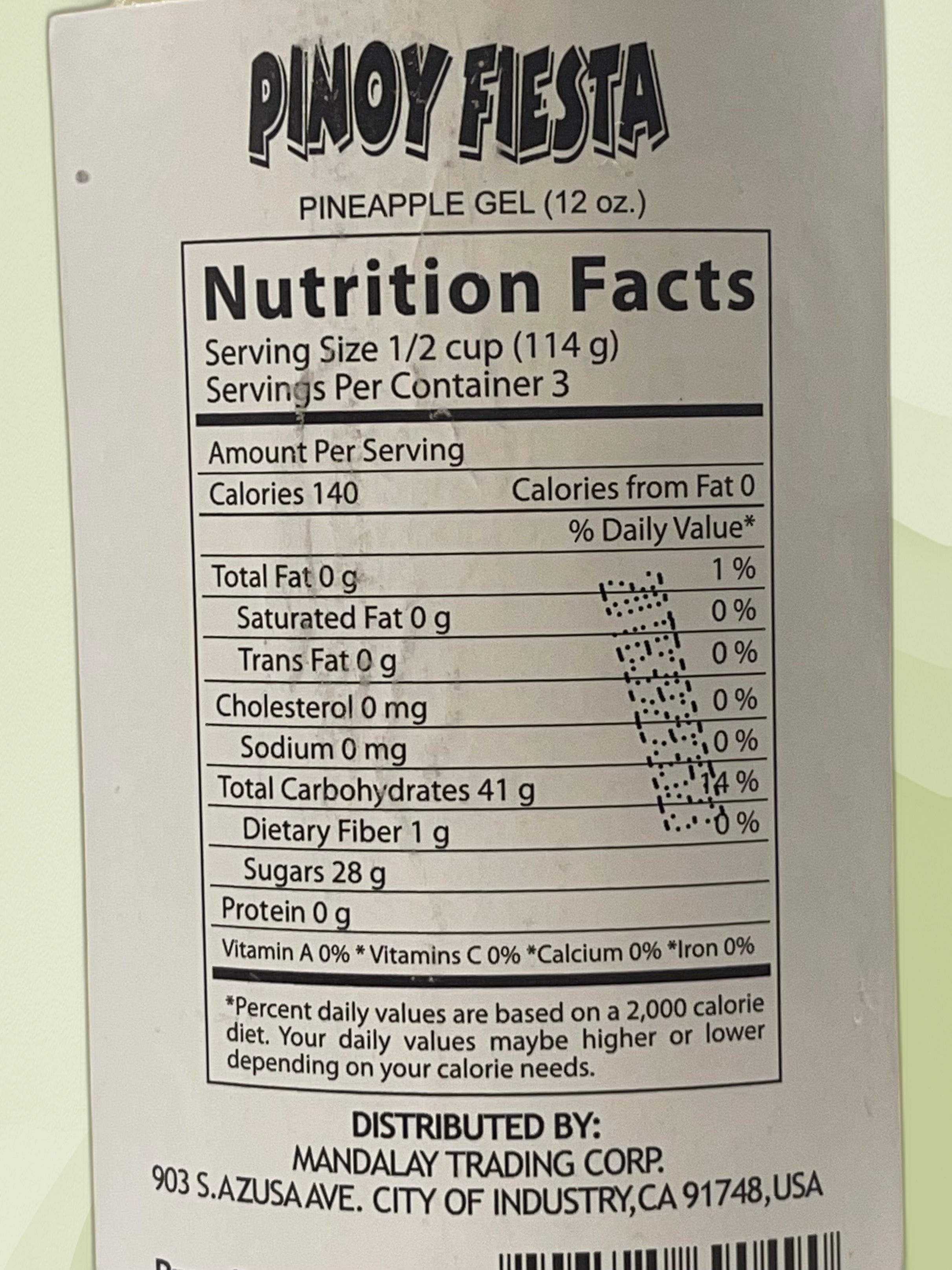 Pinoy Fiesta Nata de Pina 340g
