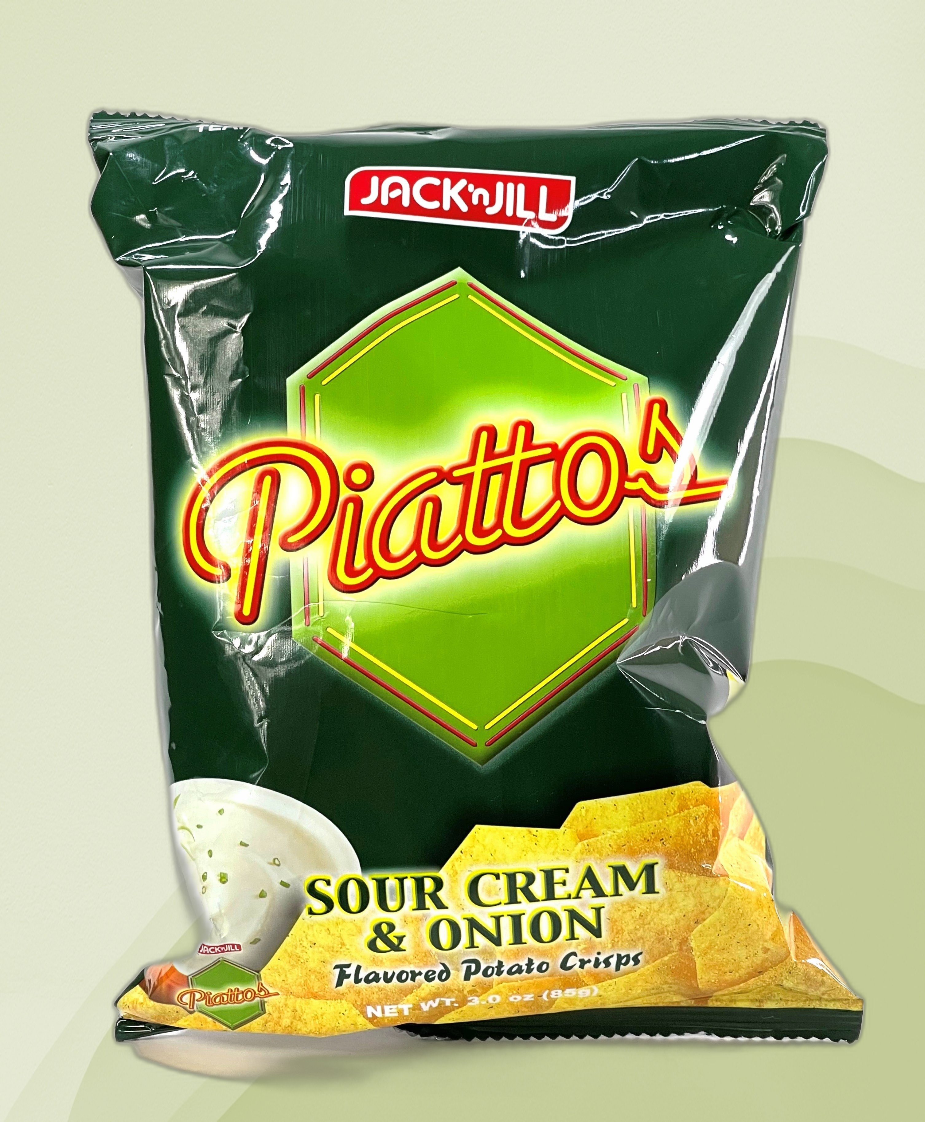 Jack 'n Jill Piattos Sour Cream & Onion 85g